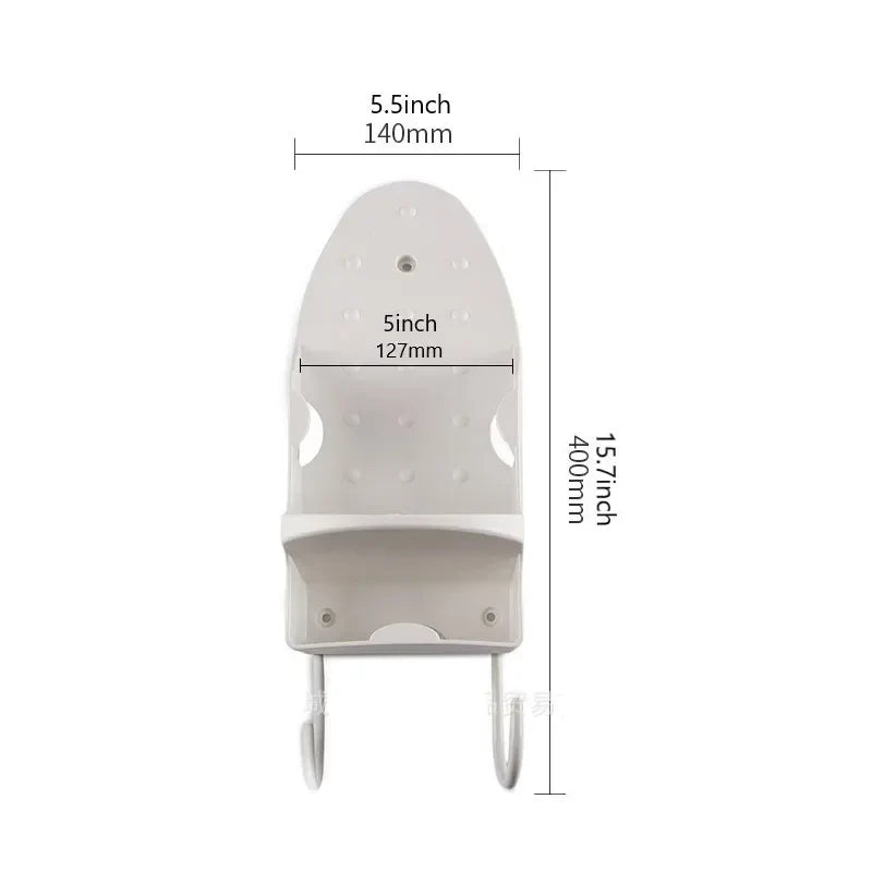 Wall Mounted Ironing Board Storage Holder Home Dryer Accessories Stand Heat-resistant Rack Hanging Hook Home Storage Supplies