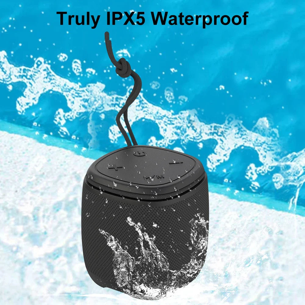 Portable Bluetooth Speakers, PX7 Waterproof Wireless Speaker HD Sound,Up to 12H Playtime, TWS Pairing, For Home/Party/Outdoor