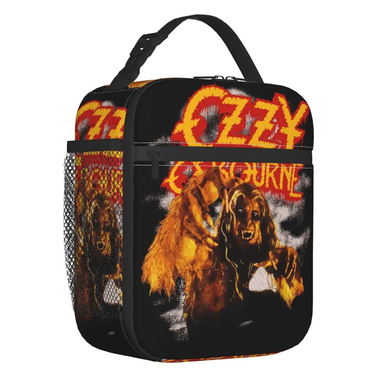 Ozzy Osbourne Heavy Metal Band Rock Lunch Bag Women Thermal Cooler Prince Of Darkness Insulated Lunch Boxes for  School - Premium cooler bag from Lizard Vigilante - Just $21.99! Shop now at Lizard Vigilante