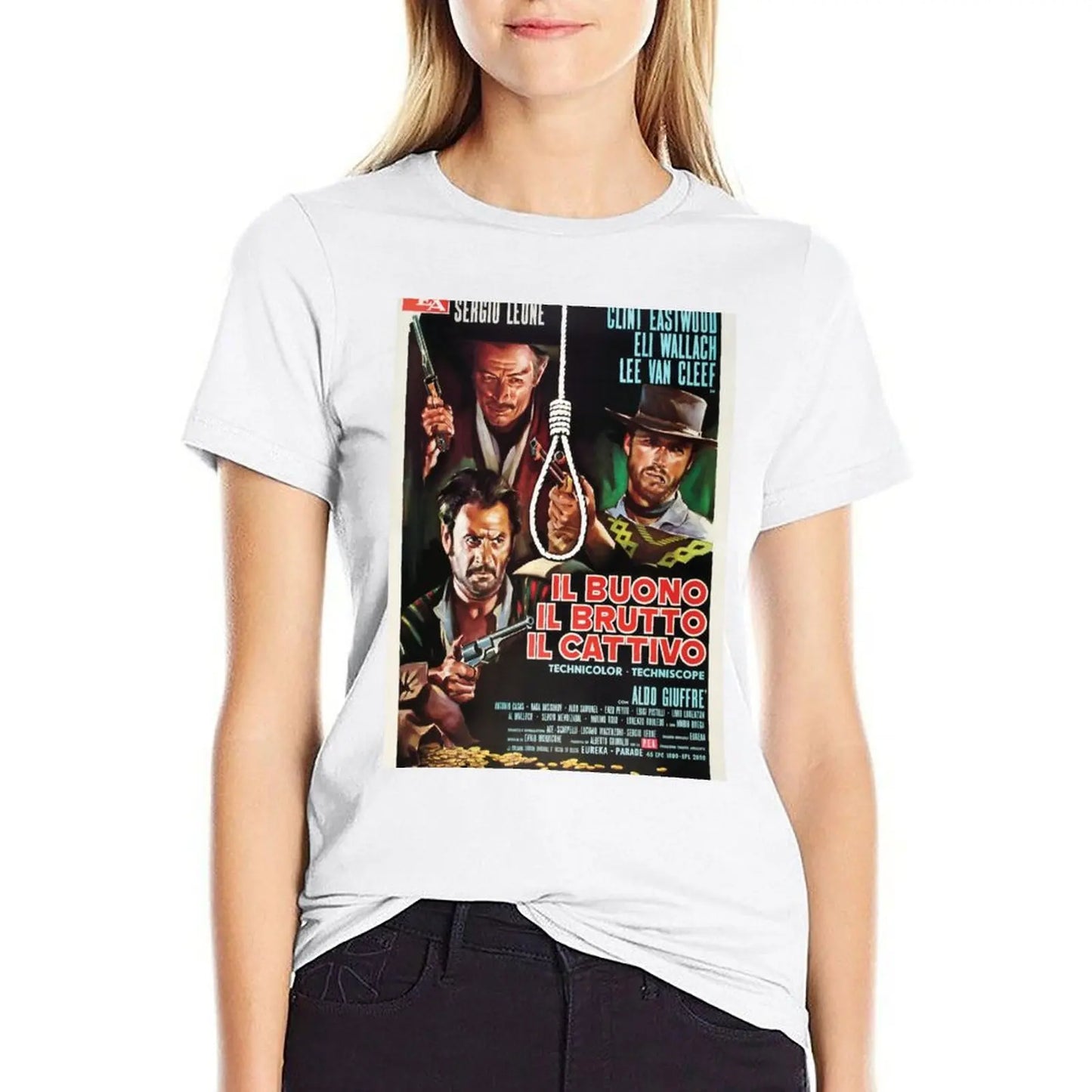 The Good, The Bad, and The Ugly 1966 Western T-Shirt – Clint Eastwood, Lee Van Cleef, Eli Wallach Graphic Tee - Premium T-Shirt from Lizard Vigilante - Just $28.88! Shop now at Lizard Vigilante