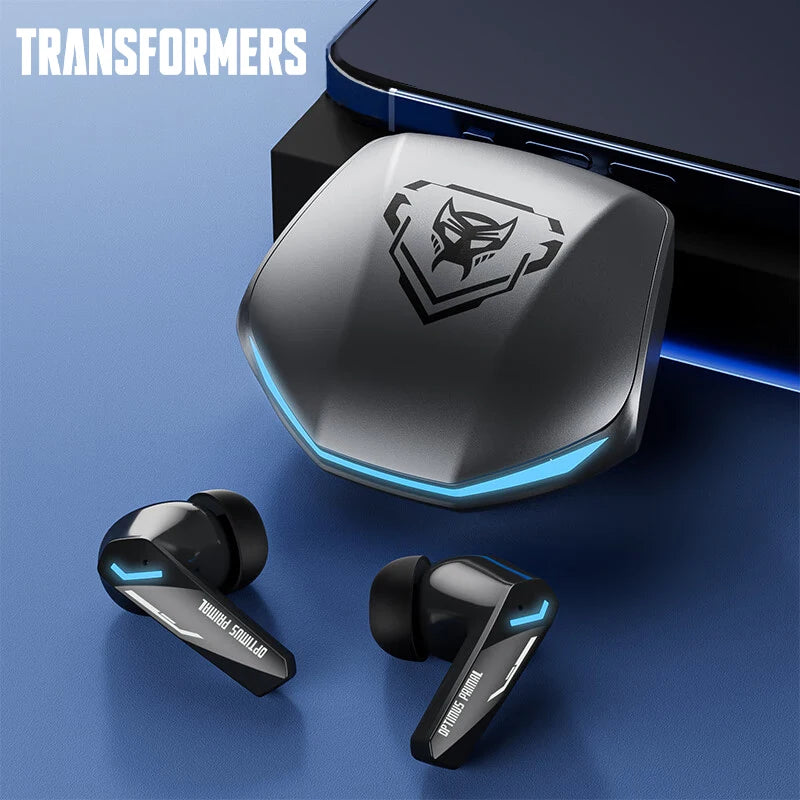 TRANSFORMERS TF-T10 Bluetooth 5.4 Earphones - Bulk Wholesale Wireless Low Latency Gaming Earbuds with Mic - Premium earphones from Lizard Vigilante - Just $20.99! Shop now at Lizard Vigilante