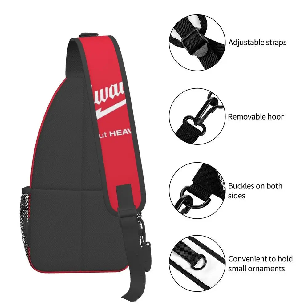 Versatile Milwaukee Crossbody Sling Bag - Perfect for Everyday Use - Premium sling bag from dsers - Just $28.88! Shop now at Lizard Vigilante