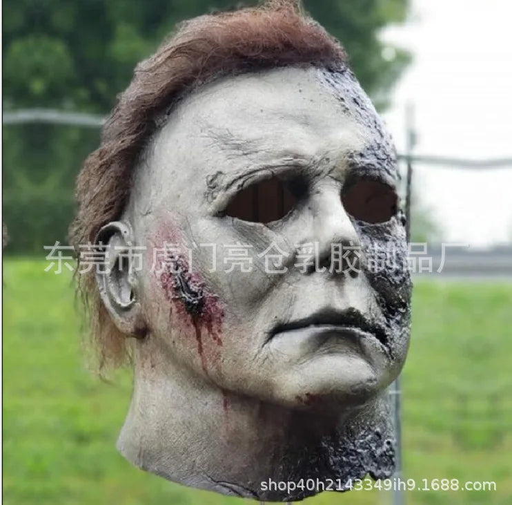 Michael Myers Mask Halloween Movie Latex Mask Realistic Horror Mask Scary Cosplay Mask Costume 1978 Party Mask - Premium mask from Lizard Vigilante - Just $25.99! Shop now at Lizard Vigilante