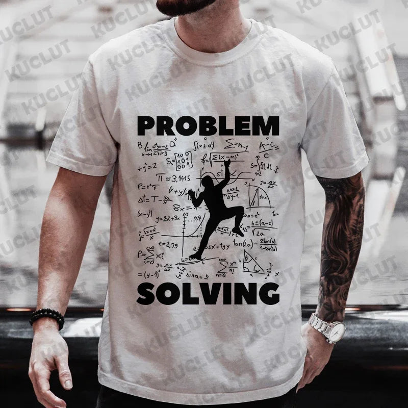 Cliff Chaos Problem Solver Street Climber Tee