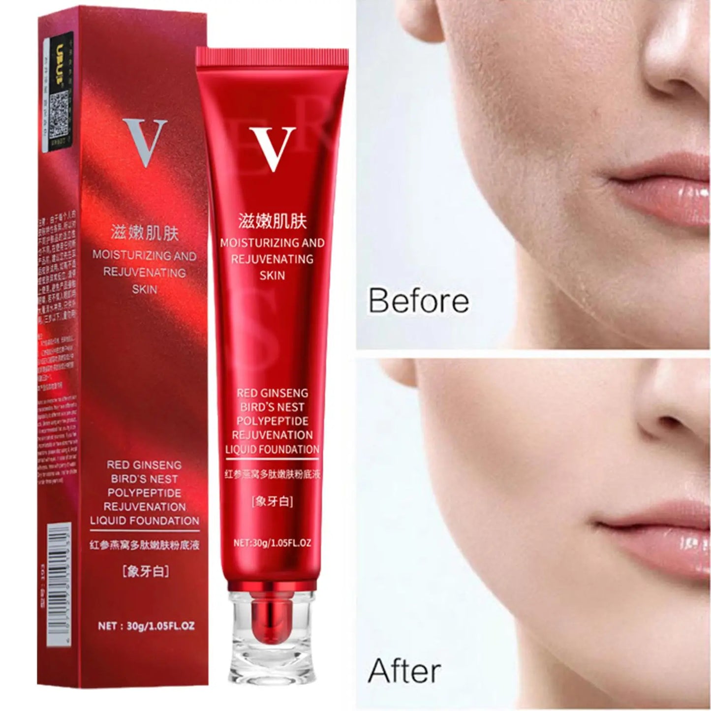 FV Foundation Liquid Cream Makeup Waterproof Base Concealer Oil-control Hydrating Cream Long-lasting Oil Conrol Concealer