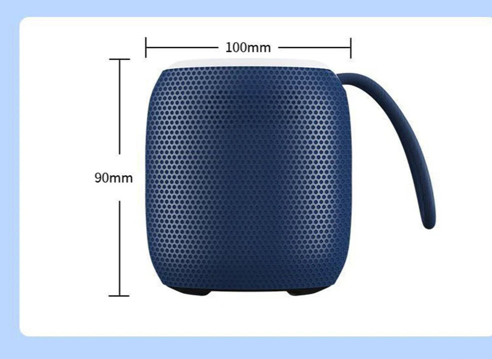 Outdoor portable wireless Bluetooth speaker, subwoofer, car and home with colorful lights, atmospheric small mini speaker