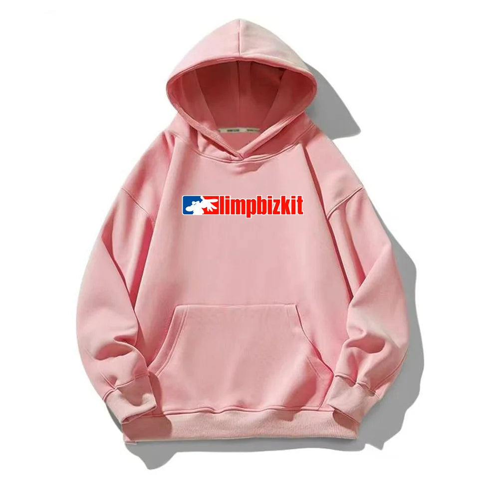 Retro Limp Bizkit Graphic Hoodie – Oversized Streetwear for Men & Women, Bold Hip-Hop Style Pullover Sweatshirt for All Seasons - Premium hoodie from Lizard Vigilante - Just $38.88! Shop now at Lizard Vigilante