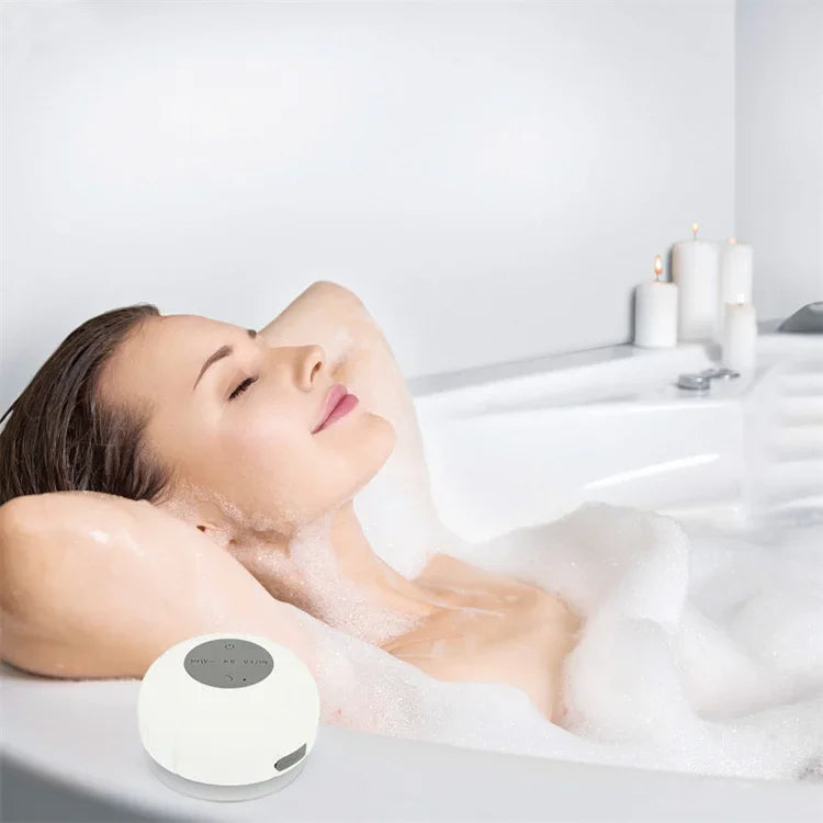 Wireless Bluetooth Waterproof Speaker With Suction Cup Sound For Car, Shower Sound