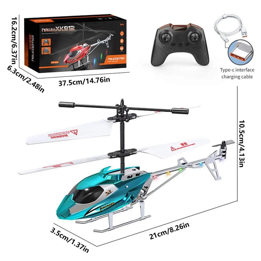 Kids Remote Helicopter With Stable Flight & Easy Control Remote Control Aircraft Flying Kids Toys for Boys Gifts - Premium  from Lizard Vigilante - Just $19.99! Shop now at Lizard Vigilante