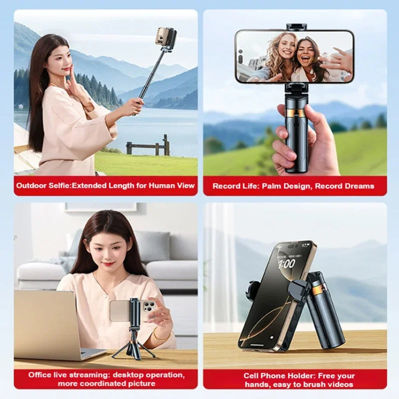 “SHOTGUN GLAM” – Super Mini 4-in-1 Selfie Stick Tripod Handle for iPhone & Android | Pocket-Sized Bluetooth Remote Weapon for Live Streams, Vlogs & Tour Mayhem - Premium tripod selfie stick from dsers - Just $24.99! Shop now at Lizard Vigilante