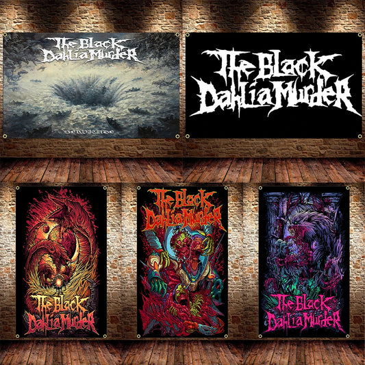 American Deadcore The Black Dahlia Murder Flag – 3x5 Ft Polyester Rock Banner for Decor and Tapestry - Premium flag from Lizard Vigilante - Just $13.99! Shop now at Lizard Vigilante