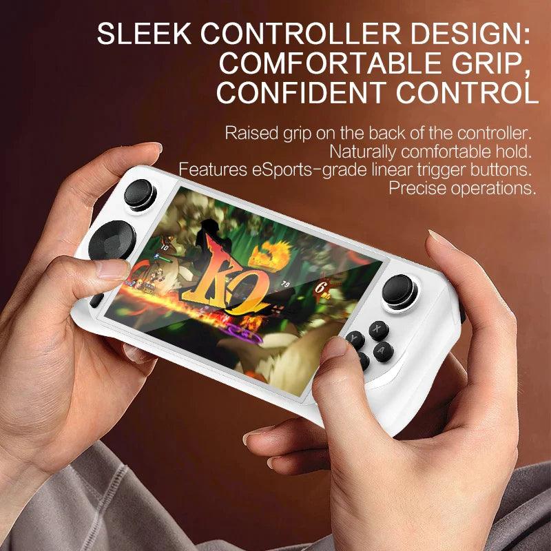 E6 Handheld GAME Console Portable Video Game 5-inch IPS Screen Retro Gamebox With 2.4G Wireless Controller Support PSP PS1 N64 - Lizard Vigilante