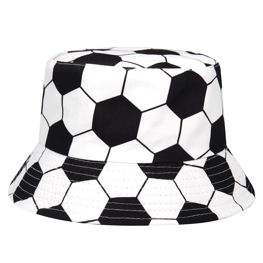 Summer Sun Protection Bucket Hat for Men Women Panama Cap Print Hip Hop Gorros Fishing Fisherman Hat Double Side Wear Fashion - Premium T-Shirts from Lizard Vigilante - Just $7.99! Shop now at Lizard Vigilante