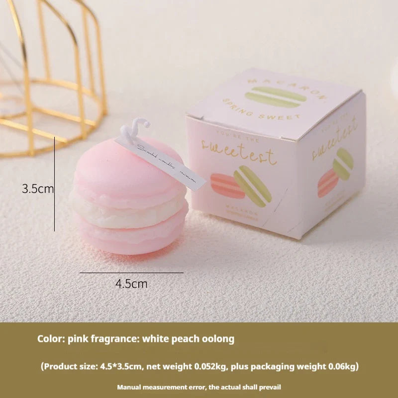 2025 Cute Macaron Creative Styling Aromatherapy Candles Home Fragrance Collection Decoration Ornaments Christmas Birthday Gifts