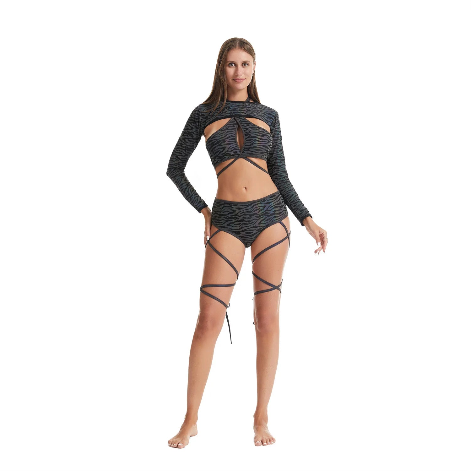 Reflective Rave Stage Nightclub Costume - Premium costume from Lizard Vigilante - Just $77.99! Shop now at Lizard Vigilante