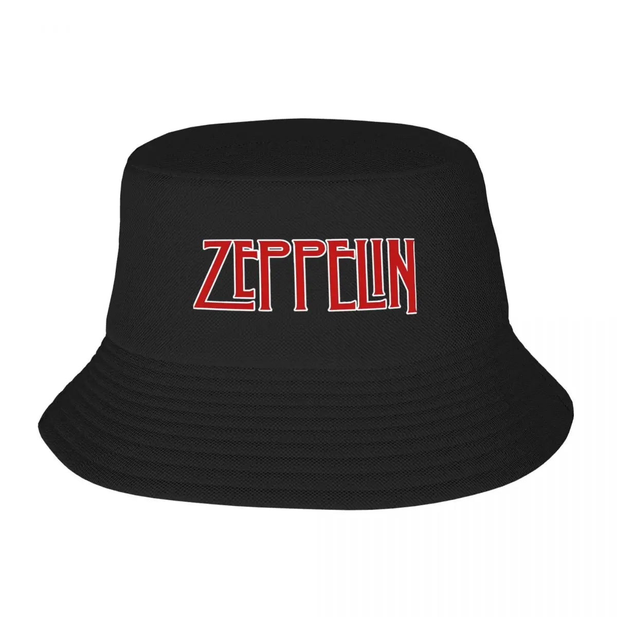 Led Zeppelin Heavy Metal Music Band Red Bucket Hat Spring Picnic Headwear Merch Fisherman Caps for Sport Teen Bob Foldable - Premium Bucket hats from Lizard Vigilante - Just $22.99! Shop now at Lizard Vigilante