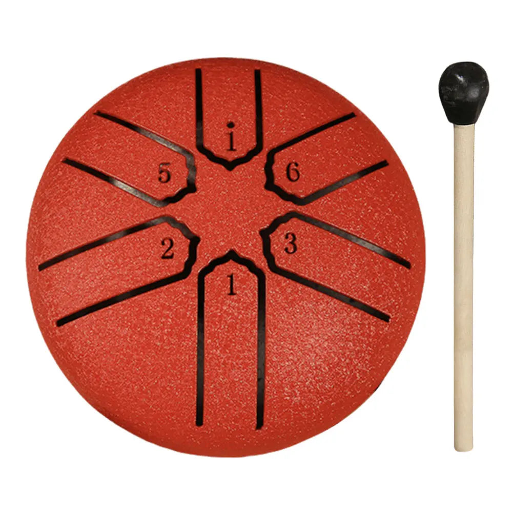 3 Inches 6-Tones Steel Tongue Drum Rain Drum for Outside Drum Instrument Mini Hand Pan Drums Musical Instruments Drum Accessorie - Premium  from Lizard Vigilante - Just $13.99! Shop now at Lizard Vigilante