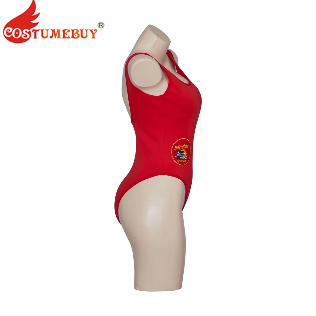 Pam and Tommy Cosplay Costume – Red Pamela Anderson Role-Playing Baywatch Jumpsuit One-Piece Swimsuit Bodysuit for Women - Premium Cosplay Costumes from Lizard Vigilante - Just $38.88! Shop now at Lizard Vigilante