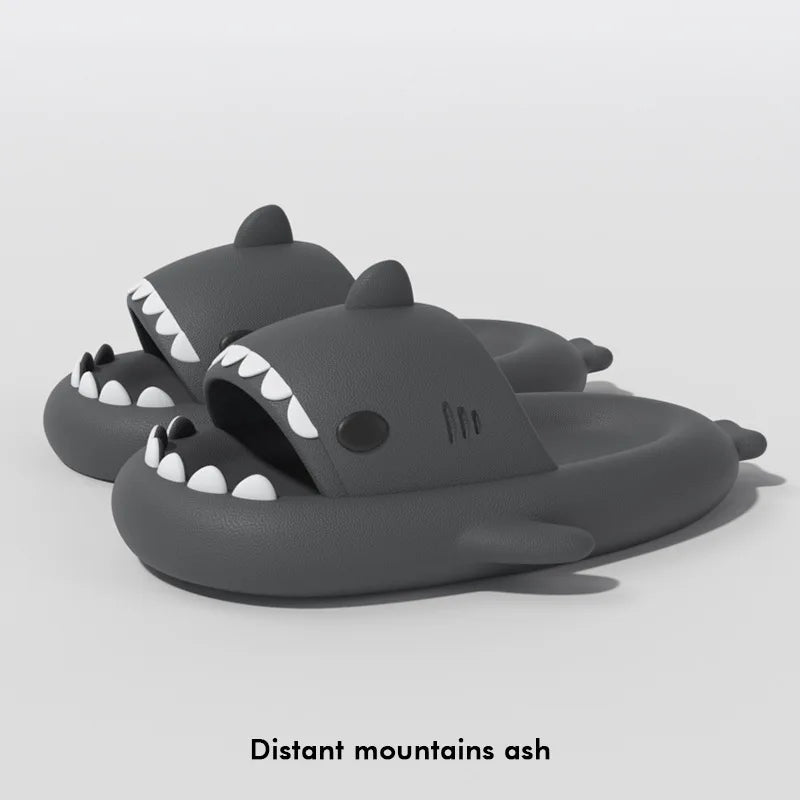 New Style Shark Slippers Women Summer Cute EVA Flip Flops Men Non-slip Indoor Outdoor Slides Girls Boys Beach Shoes Sandals - Premium  from Lizard Vigilante - Just $13.99! Shop now at Lizard Vigilante