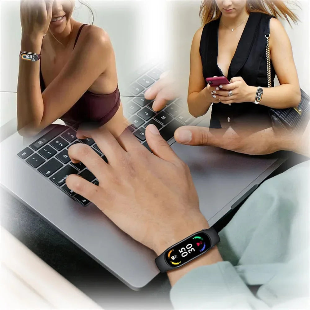 Sport Watchbands For Xiaomi Mi band 8-9 NFC Replacement miband9/8 silicone Bracelet waterproof Strap smart mi band 9 Accessories