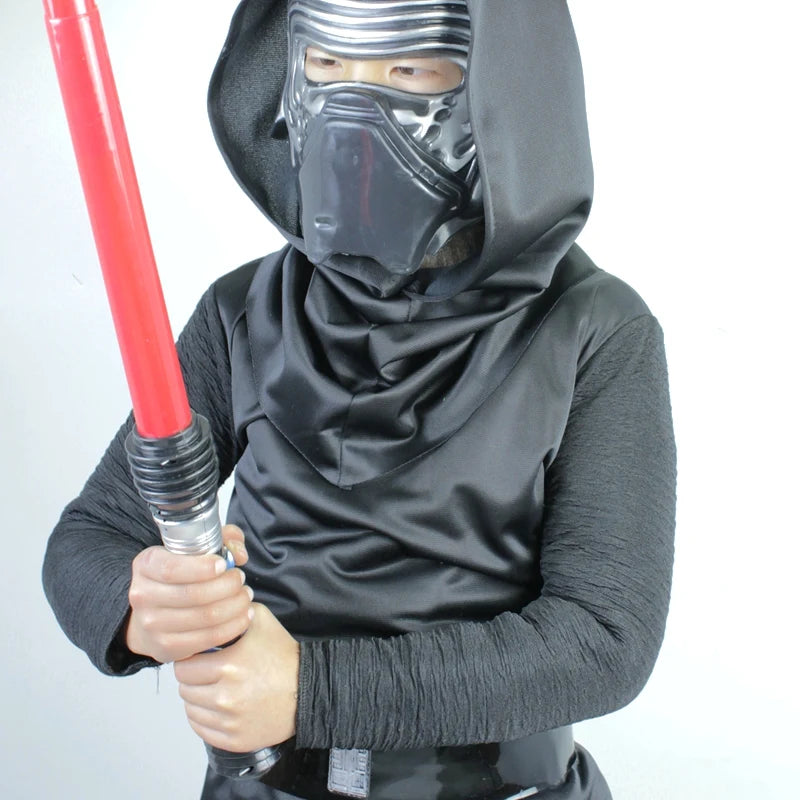 Deluxe  Kylo Ren Classic Cosplay Clothing Kids 4-10years Halloween Movie Costume 4PCS set - Premium  from Lizard Vigilante - Just $38.99! Shop now at Lizard Vigilante