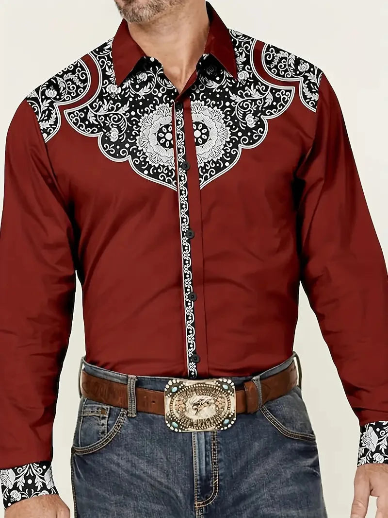 💥 Silk-Bamboo Backstage V.I.P.: The Floral Riot Act Shirt