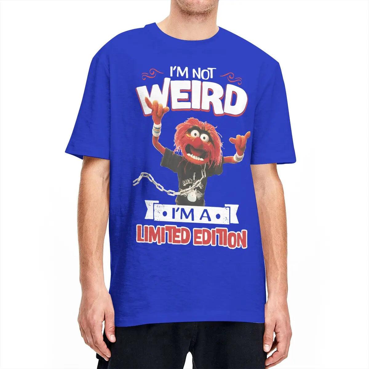 Tee Shirt Muppet Show Animal Rock I'm Not Weird I'm A Limited Edition T Shirts Cotton Hipster T-Shirt Big Size Clothing - Lizard Vigilante