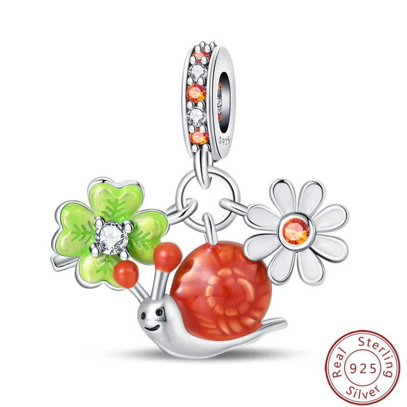 S925 Sterling Silver Princess Golf Hamster Camera Travel Three Piece Set Charms Beads 3mm DIY Fine Jewelry Making