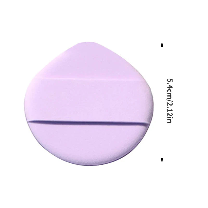 Water Drop Type Air Cushion Powder Puff, Wet And Dry, Double Face Powder Puff, For Liquid Foundation, Concealer, Powder, Purple