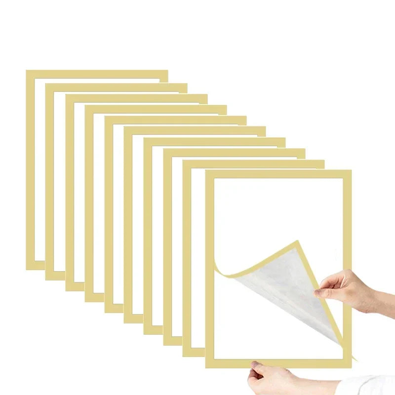 A4/A5/A6 Black Magnetic Photo Frame Publicity Column Advertising Column Self Adhesive Soft Poster Frame Certificate Folder