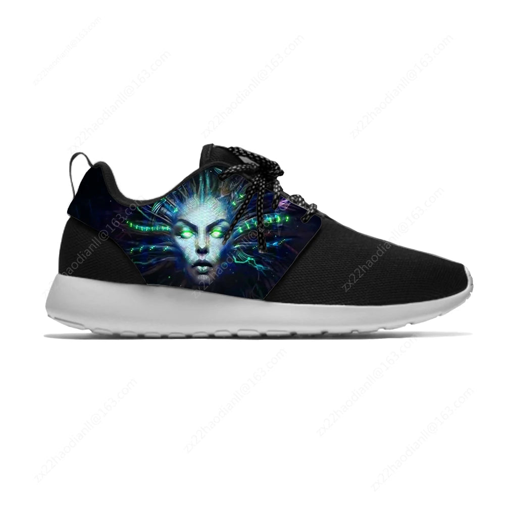 Fear Factory Sneakers Death Metal Shoes Rock Fashion Classic Sport Running Shoes Lightweight Breathable 3D Print Men's Women's Mesh Tennis Shoes - Premium Shoes from Lizard Vigilante - Just $43.99! Shop now at Lizard Vigilante