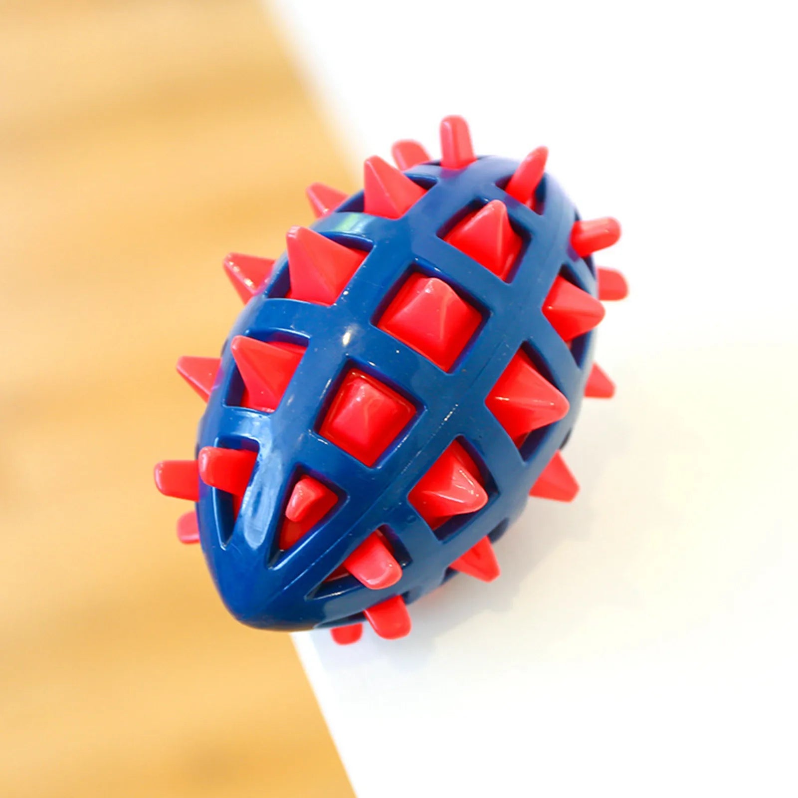 Squeaky Dog Toys For Aggressive Chewers Rubber Puppy Chew Ball With Squeaker, Almost Indestructible and Durable Pet Toy Dog toys - Premium  from Lizard Vigilante - Just $2.99! Shop now at Lizard Vigilante