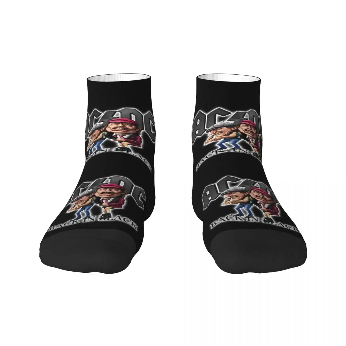 Heavy Metal AC DC Men Women Crew Socks Unisex Cool 3D Print Vintage Rock Dress Socks - Lizard Vigilante