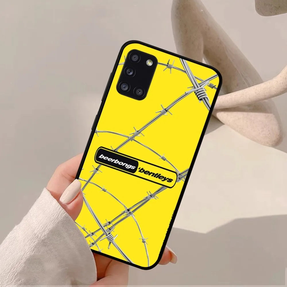 Post Malone Singer-Inspired Phone Case for Samsung A10-A91 | Premium TPU Cover with Full Protection - Premium phone case from Lizard Vigilante - Just $19.88! Shop now at Lizard Vigilante