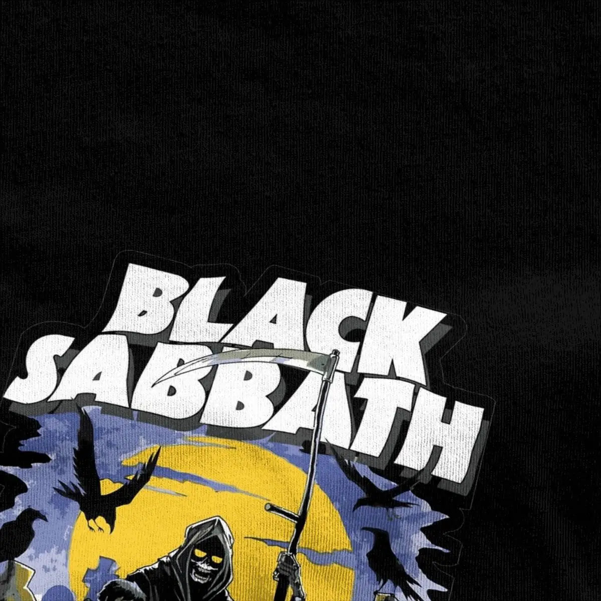 Born in a Graveyard Adopted by Sin Black Sabbath Rock Band T-shirts for Men Women Short Sleeve Tee Shirt 4XL 5XL 6XL Tops - Premium t-shirt from Lizard Vigilante - Just $23.88! Shop now at Lizard Vigilante