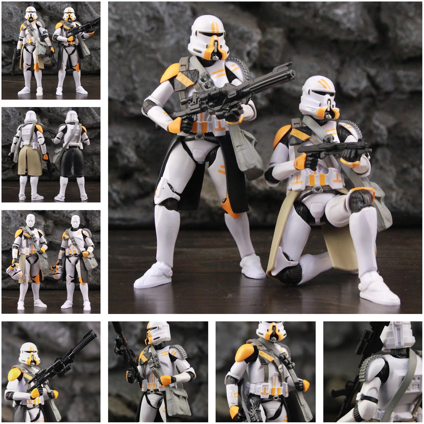 6" Action Figure Star Wars 104th 212th 442nd 332nd 501st ARC ARF Trooper Shock Asohka Commander Phase 2 Episode II Clone Toys - Premium action figures from Lizard Vigilante - Just $23.99! Shop now at Lizard Vigilante