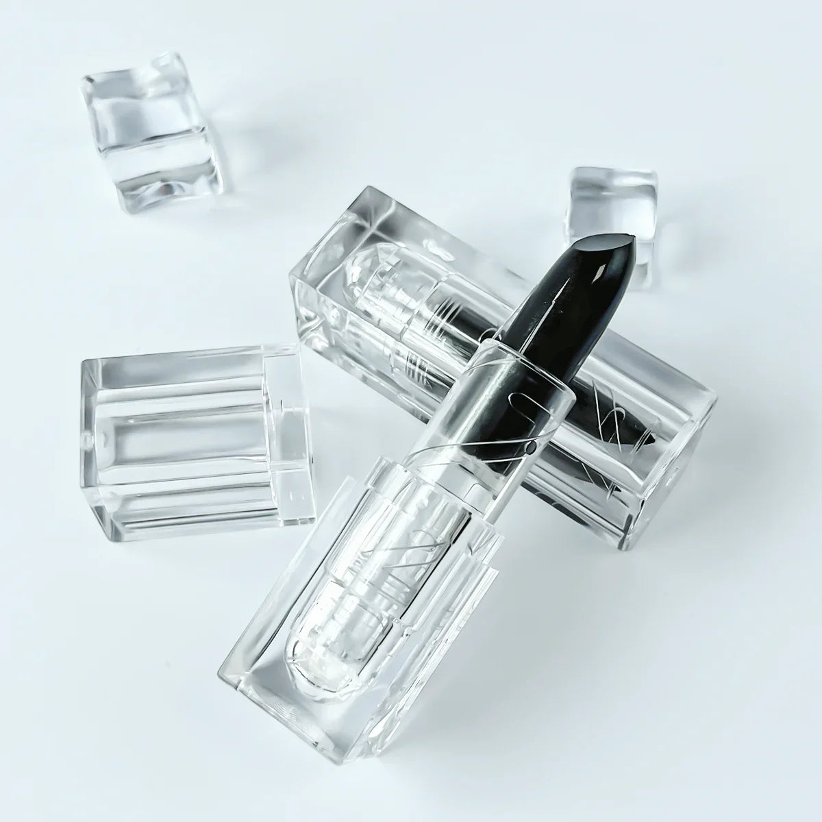 Waterproof Glitter Lipstick Sexy Black Lip Gloss Shiny Lip Tint  Cosmetics Halloween Lips Makeup