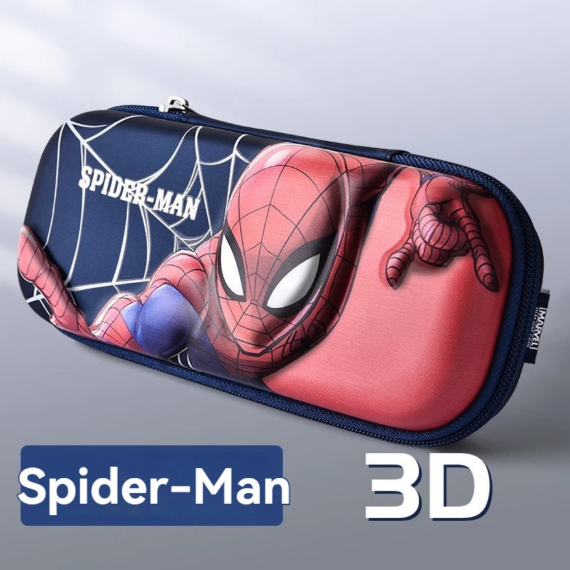 Marvel Spider-Man & Avengers Metal Pencil Case High-Capacity Portable School Supplies Gift