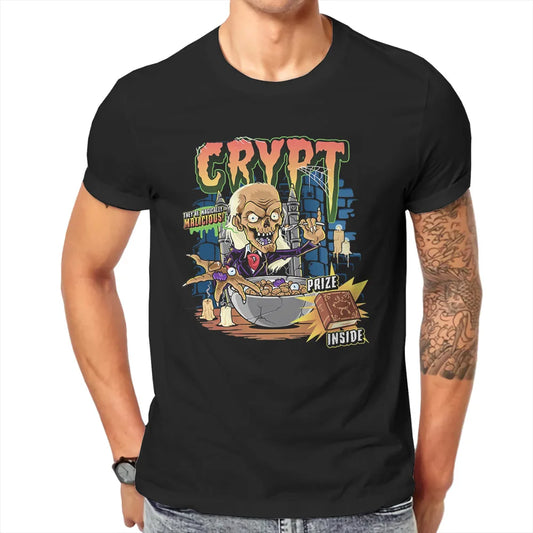 Creepshow Billy 1982 Horror Film T-Shirt – Funny Cookie Crypt Cereal Print, Trendy Summer Leisure Tee for Men - Premium T-shirts from Lizard Vigilante - Just $23.88! Shop now at Lizard Vigilante