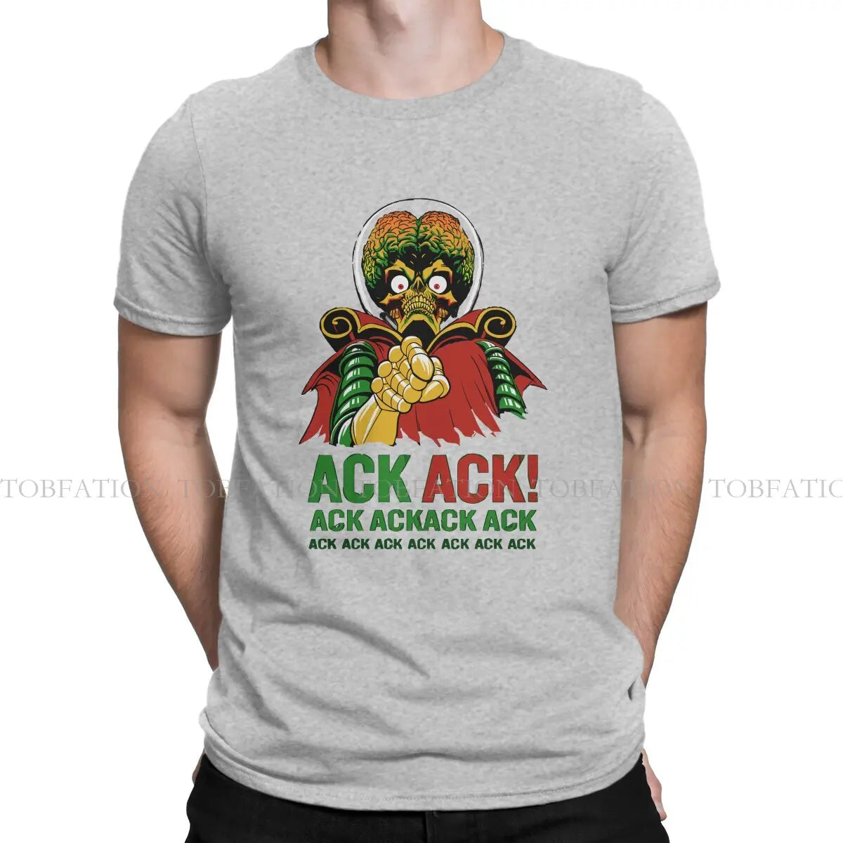 Mars Attacks Alien Sci-Fi Movies TShirt for Men Ackack Humor Leisure Tee T Shirt High Quality New Design Fluffy - Premium  from Lizard Vigilante - Just $19.99! Shop now at Lizard Vigilante