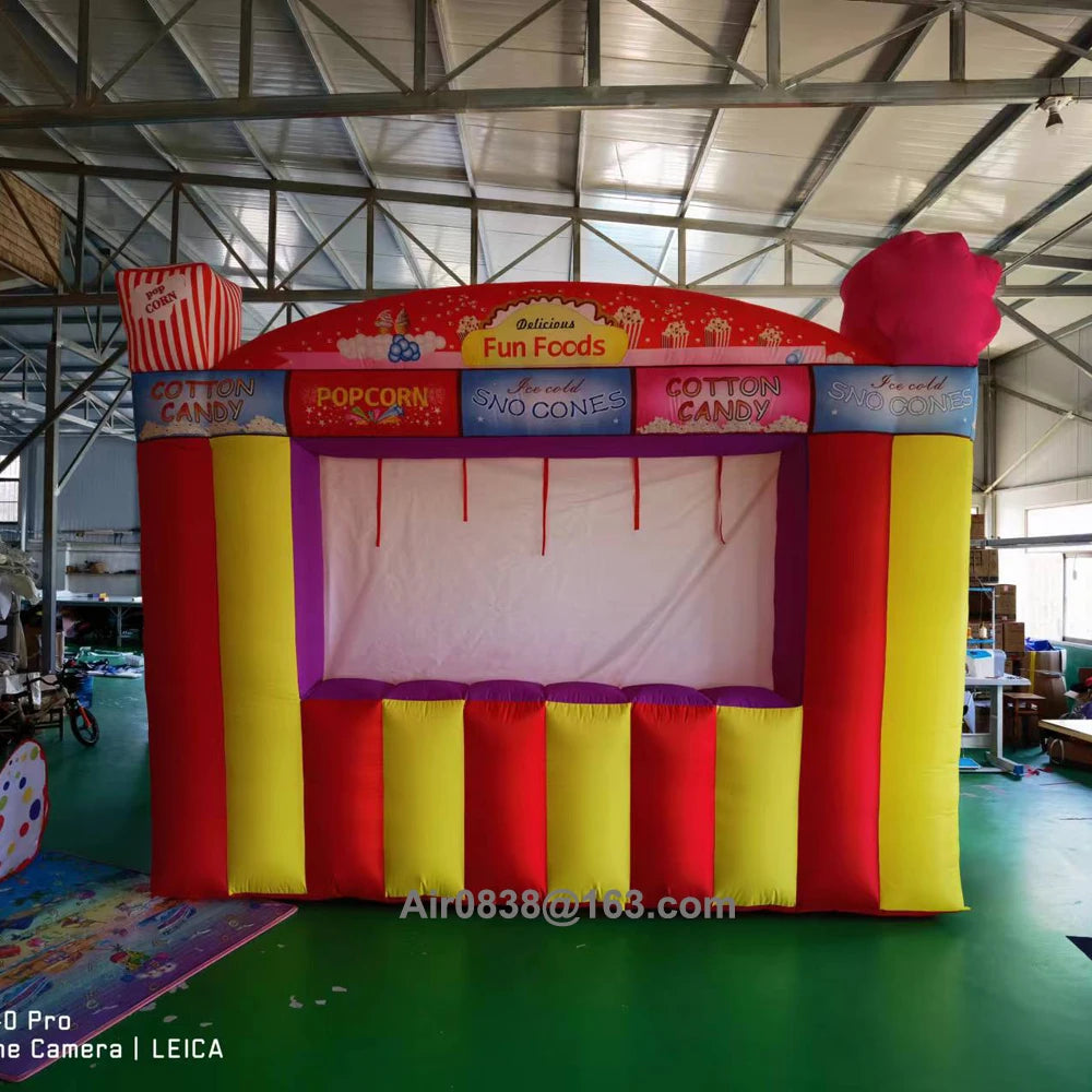 Candy Carnival Dreamscape™ Portable Inflatable Concession Stand – Vibrant 10ft Pop-Up Booth for Ice Cream, Popcorn, & Sweet Treats – Customizable for Parties, Promotions & Events - Premium bounce house from Lizard Vigilante - Just $1111.08! Shop now at Lizard Vigilante