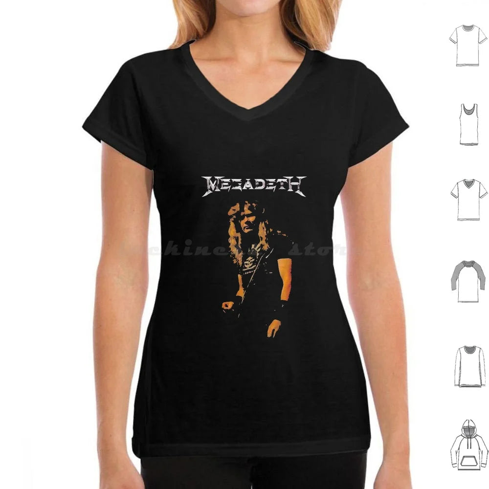 Dave Mustaine Heavy Metal T-Shirt – 100% Cotton Rock Band Tee for Fans of Pantera, Judas Priest, Anthrax & Mor - Premium tee from Lizard Vigilante - Just $23.88! Shop now at Lizard Vigilante