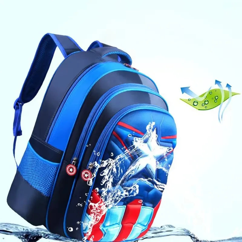 Marvel Cartoon Superhero Rucksack – Waterproof Kids Travel Backpack for Boys & Girls – Adventure Awaits - Premium backpack from Lizard Vigilante - Just $55.99! Shop now at Lizard Vigilante