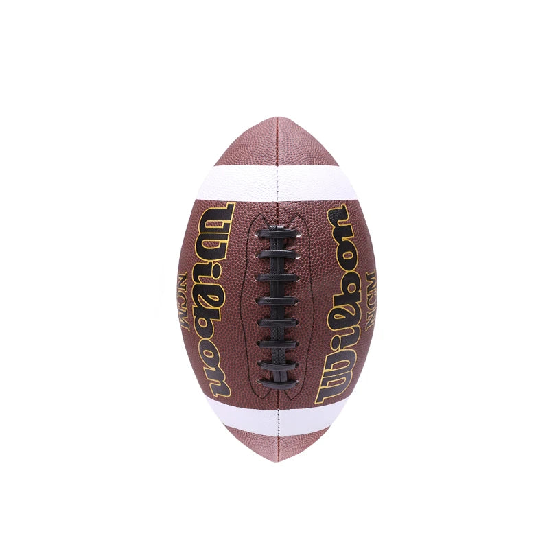 Official PU Leather Wilson American Football Balls Adult Kids 1PC High Quality Sports Size 3 6 9 Grip - Premium football from Lizard Vigilante - Just $22.99! Shop now at Lizard Vigilante