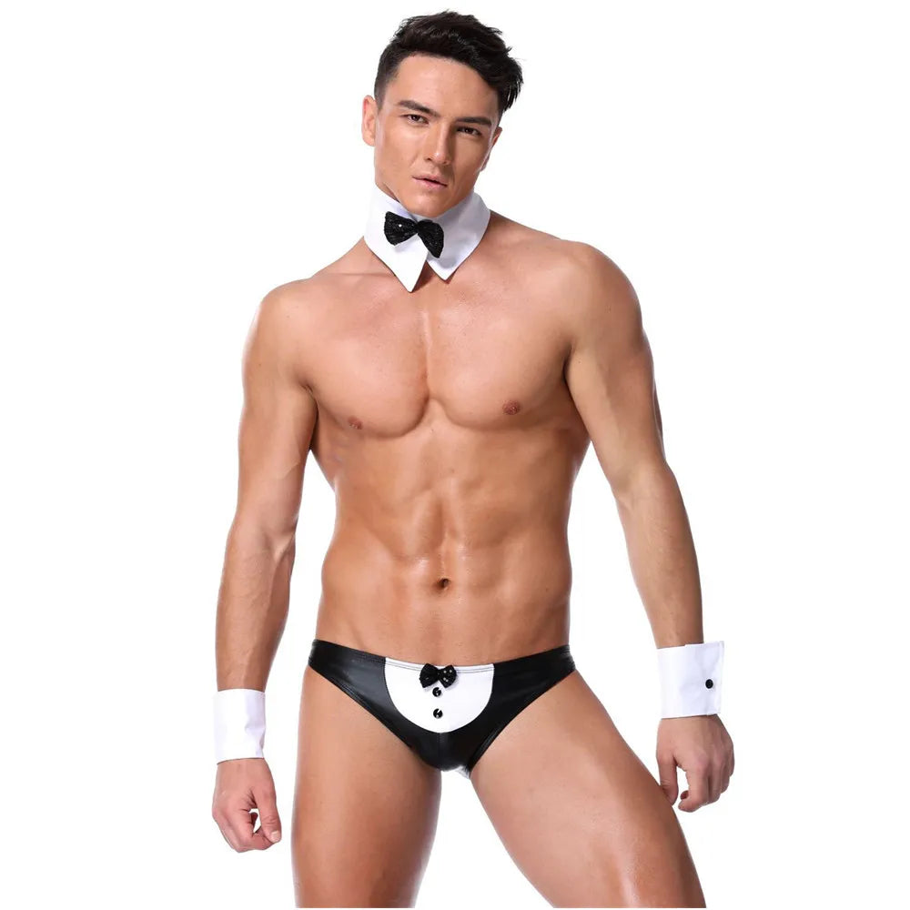 Stripper Male Underwear Men Erotic Uniforms Police Rob Halford Waiter Doctor Roleplay Porn Costumes Nightclub Outfit Husband Date Lingerie Set - Premium Underwear from Lizard Vigilante - Just $42.99! Shop now at Lizard Vigilante