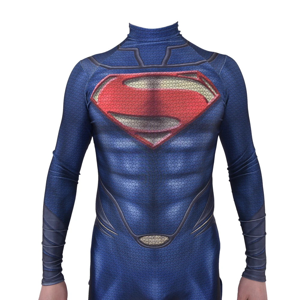 The Man of Steel Cosplay Costume Adults Kids Zentai Suit Superhero Super Man Bodycon Halloween Bodysuit - Premium costume from Lizard Vigilante - Just $39.99! Shop now at Lizard Vigilante