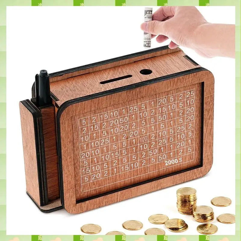 Wooden Cash Vault Piggy Bank – Heavy Duty Money Box For Savage Savings 2025 Edition