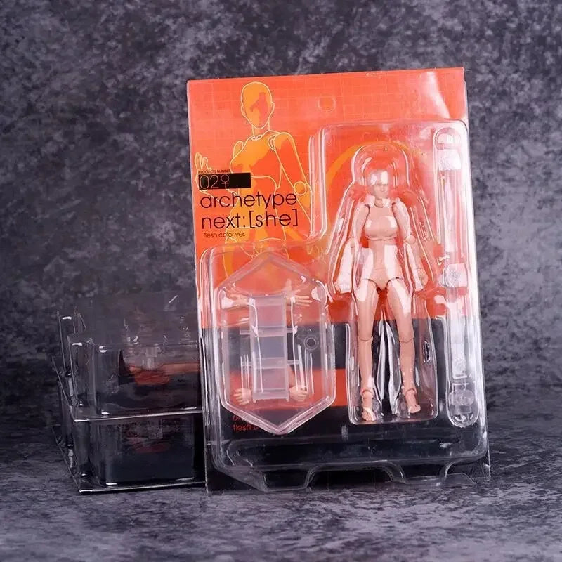 Articulated Human Figma Figurine Drawing Sketch People Statues Art Painting Joint Figurine Sculpture Decoration Desk Accessories