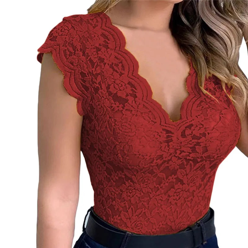 Lace Vixen – Sexy Women’s Lace Camisole Tank Top, Candy Colors That Rock Every Summer Night - Premium tank top from dsers - Just $12.99! Shop now at Lizard Vigilante