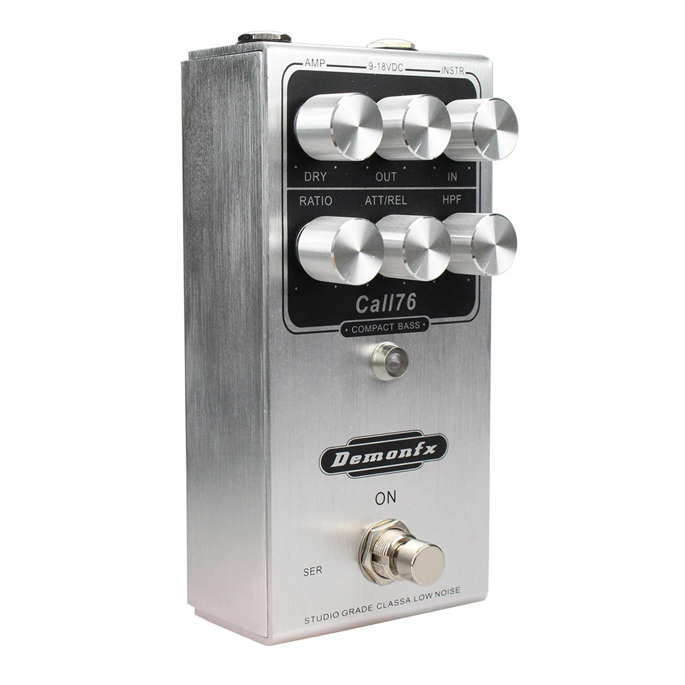 DemonFX Call76 Compact Bass Compressor: The Sonic Guillotine For Weak Tones